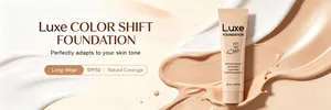 Κοντινή λήψη της υφής Luxe color-shift υγρό foundation με αντηλιακή προστασία SPF50