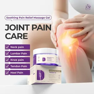 Soothing pain relief massage gel for relief of joint, neck, knee, and lumbar discomfort