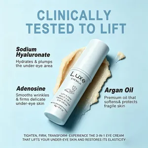 Luxe Eye Balm with Argan Oil and Adenosine for visible under-eye lifting and firming effect
