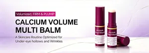 Detail view showing Calcium Volume Multi Balm stick for under-eye wrinkles and hydration