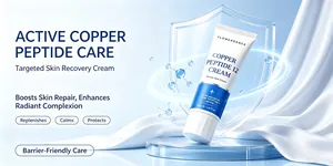 Targeted Skin Recovery Cream with Copper Peptide for deep skin repair and protection