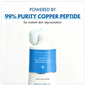 99% Purity Copper Peptide face cream for instant skin rejuvenation and barrier care