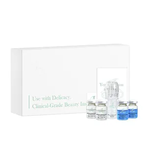 Sistema di Micro Infusione Set Siero Viso Applicatore a Microaghi Acido Ialuronico Kit Cura della Pelle Anti Invecchiamento
