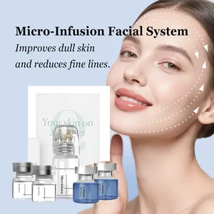 Sistema viso micro-infusione con fiale di siero per rughe sottili