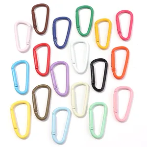 Moschettoni in alluminio verniciato in vari colori per uso esterno e fai da te
