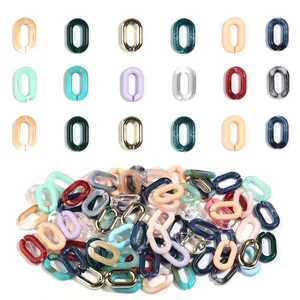 Gekleurde U-vormige acryl kettingstangen voor DIY sieraden en telefoon accessoires