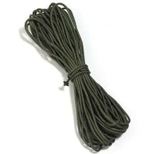 Corde de paracorde en polyester vert olive de haute qualité pour le bricolage maison