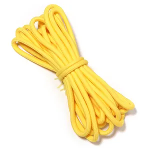 Cuerda paracord amarilla de poliéster para manualidades y accesorios de ropa