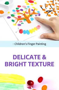 Close-up macro detail of vibrant 3ml acrylic finger paint tubs for children's DIY art