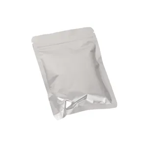 Détail de l'emballage en sachet zip en aluminium argenté pour kits d'argile bébé