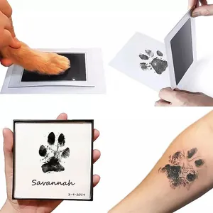 Guida all'uso del kit per impronte di zampe di animali domestici senza inchiostro