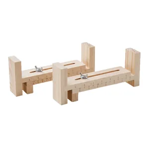 Verstellbarer Holz-Webrahmen für DIY-Armbänder und handgefertigte Schmuckbastelarbeiten