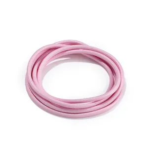 High-quality 3.0mm pink Korean wax cord, durable polyester rope for DIY handmade jewelry