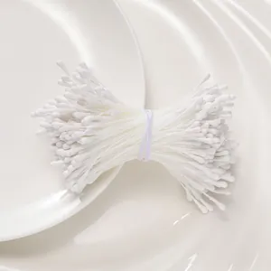 Stami di fiori in gesso bianco opaco da 2 mm per la creazione di accessori fai-da-te
