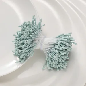 Stami per fiori blu chiaro opaco da 2 mm per accessori capelli fai da te e arte floreale