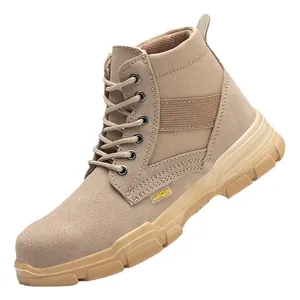 Botas de seguridad de invierno altas con punta de acero y protección antipinchazos