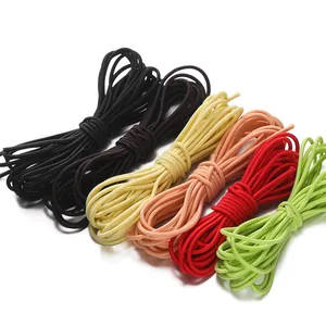 Seis paquetes de cuerdas elásticas de nailon de colores para diademas y accesorios DIY