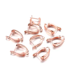 Roségoldene französische Ohrhaken-Komponenten für DIY-Schmuckherstellung