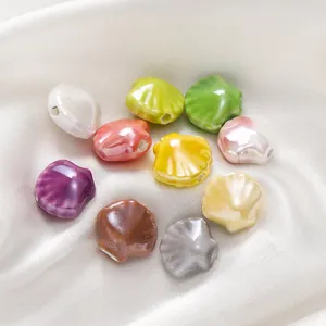 Keramiek Schelp Kralen Losse Kralen Voor DIY Sieraden Accessoires Maken Telefoonketting Armband Ketting Handgemaakte Knutselspullen