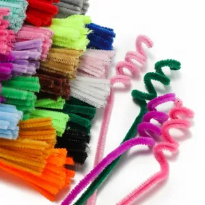 Set of 30cm colorful chenille stems for children's DIY handicrafts