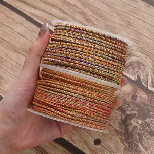 2.5mm wear-resistant non-elastic braided cord for DIY jewelry making necklaces and bracelets