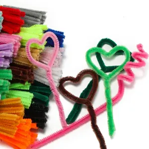 Premium colorful 30cm chenille stems pipe cleaners for DIY children's art crafts.
