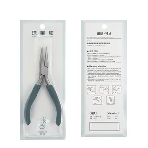 5-inch chrome vanadium steel needle-nose pliers for jewelry making and DIY manual crafts.