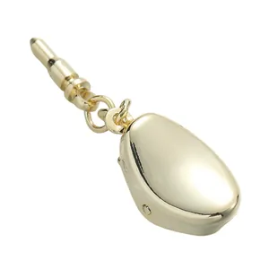 Detail of 18K color-preserving gold plated bead tip end cap for jewelry making