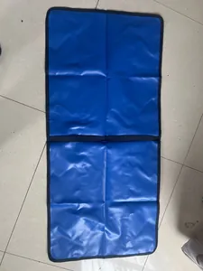 Housse de siège avant de voiture pour chien en tissu Oxford bleu imperméable durable