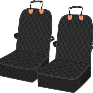 Waterproof Pet Car Seat Cover For Dogs Scratch Proof Non Slip Quilted Back Seat Protection Mat For Cars SUVs Trucks Black