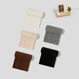 Sciarpe di qualità in lana di alpaca a pelo lungo in vari colori a tinta unita per inverno