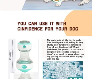 Détail du jouet interactif de 150 mm pour chien en matériau ABS de qualité alimentaire