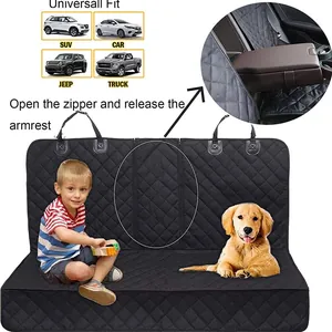Housse de siège auto chien imperméable avec fermeture éclair