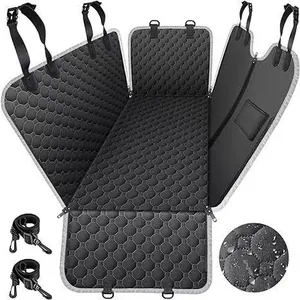 Housse de siège auto imperméable et résistante pour chien protection de banquette.