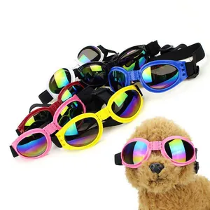 Lunettes de Soleil Pliables pour Animaux de Compagnie Coupe-vent Protection Solaire pour Chien Pour Voyage Extérieur Usage Quotidien