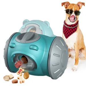 Détail d'un jouet interactif pour chien distribuant des friandises de formes variées