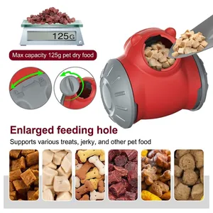 Détails du jouet pour chien avec capacité de 125g et large trou à friandises