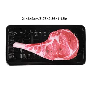 Vue détaillée du jouet à mâcher pour chien en forme de steak avec un motif viande