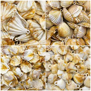 Marble Texture Shell Charms Sea Snail Pendants For DIY Wind Chime Aquarium Decor Jewelry Making Craft Supplies For Women Girls