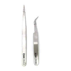 Professionelles antimagnetisches Pinzetten-Set aus Edelstahl für DIY-Schmuckherstellung