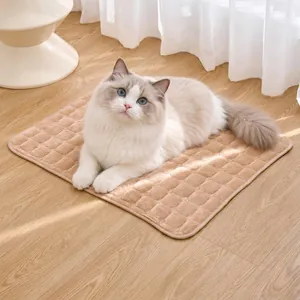 Tapis De Couchage Moelleux Pour Animaux De Compagnie Tapis Matelassé Lavable Et Antidérapant Matelas Chaud Pour Chiens Et Chats
