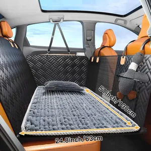 Tappetino professionale in peluche per auto per animali e letto per cani, 130 x 63 cm viaggio