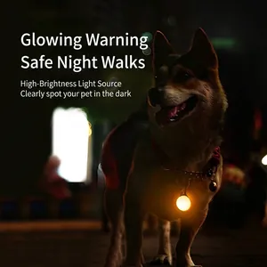 Colgante LED de seguridad brillante para perros y gatos paseos nocturnos impermeable