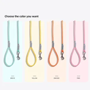 Guinzaglio per Cani in Nylon Intrecciato per Cani di Piccola Media Taglia Corda da Trazione Professionale per Animali Domestici per Teddy Corgi Accessorio Passeggiata