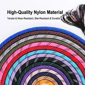 Correas de nailon reflectantes de alta calidad para perros disponibles en varios colores