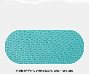 Vista dettagliata del resistente tessuto Oxford 9*6PU per pettorina per cani di grossa taglia