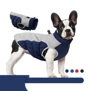Gilet Invernale Riflettente Impermeabile per Cani Giacca Outdoor Antivento Calda Ispessita per Cani Medi e Grandi Abbigliamento