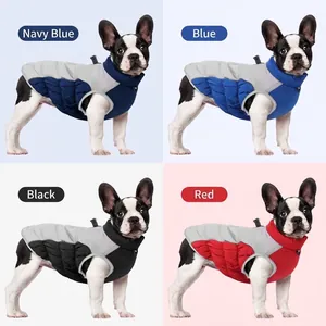 Gilet riflettente per cani in quattro colori, giacca invernale impermeabile e calda