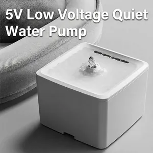 Automatic pet water fountain with 5V low voltage ultra-quiet water pump for cats and dogs