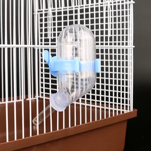Automatic 60ml vacuum water bottle for hamsters and small pets with cage attachment